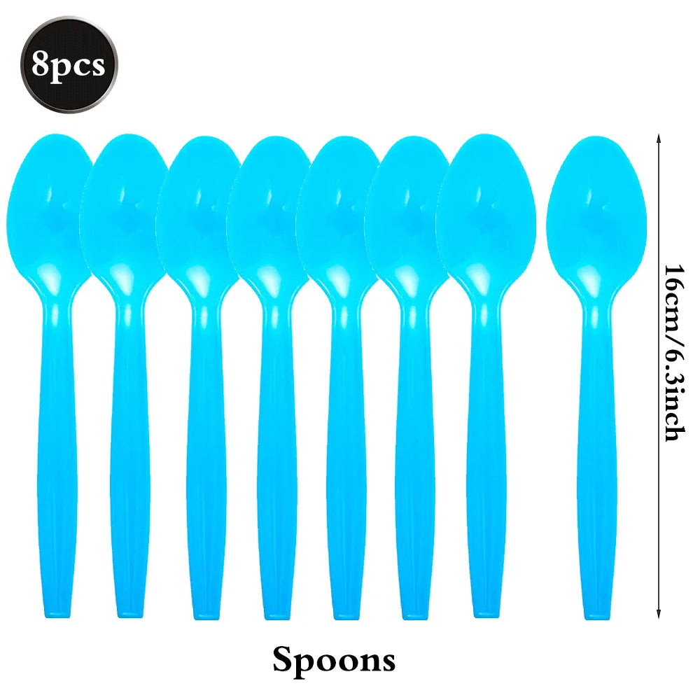 Ice Cream Party Decorations Plates Napkins Banner Cups Tablecloth for Kids Girls Ice Cream Theme Birthday Summer Party Supplies